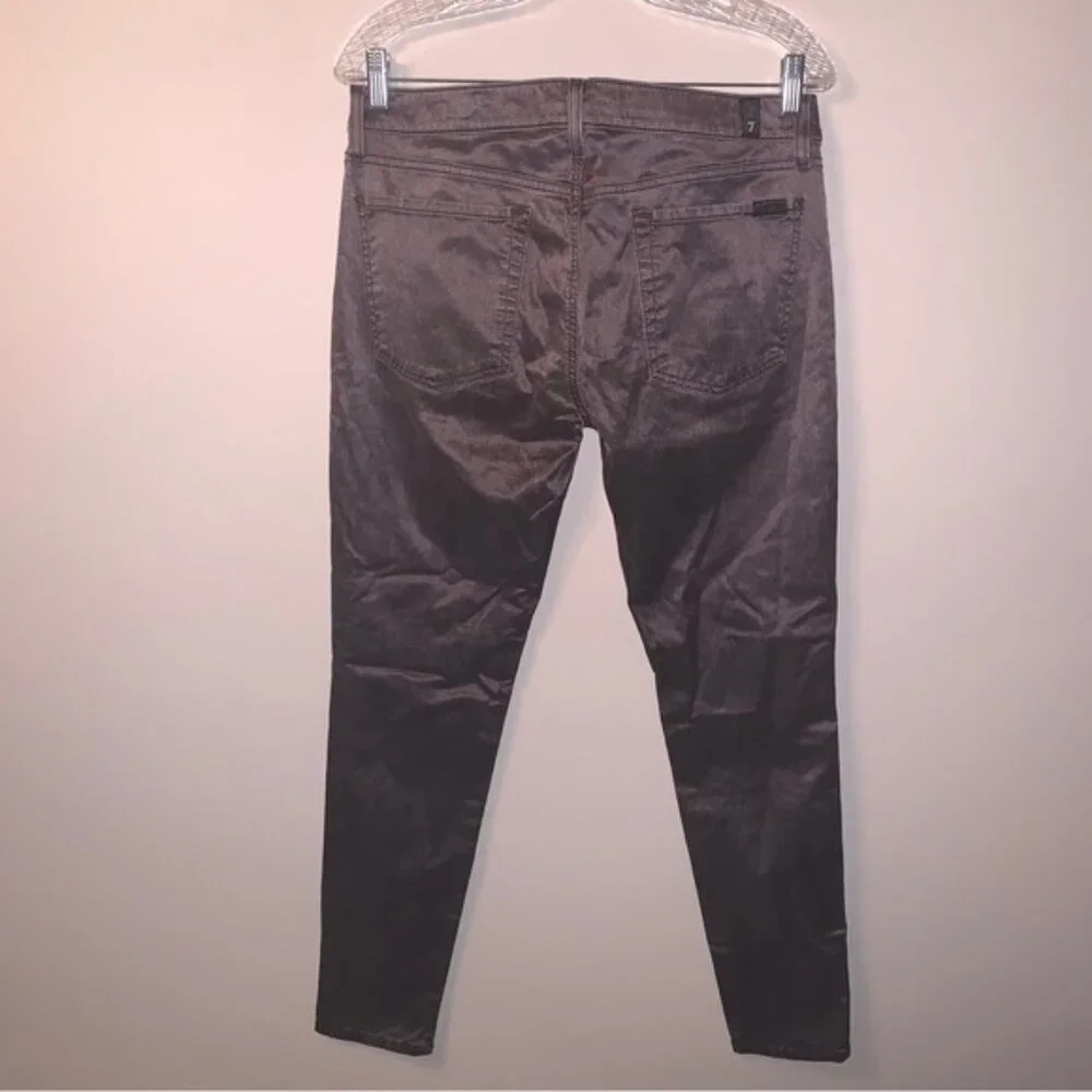 7 For All Mankind The Skinny Shiny Jeans 31 - Picture 2 of 9